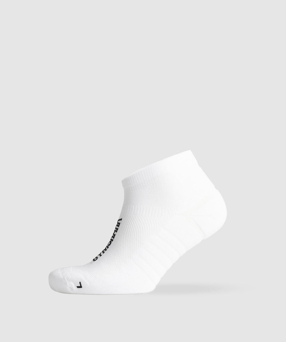 Tab Running Socks - White