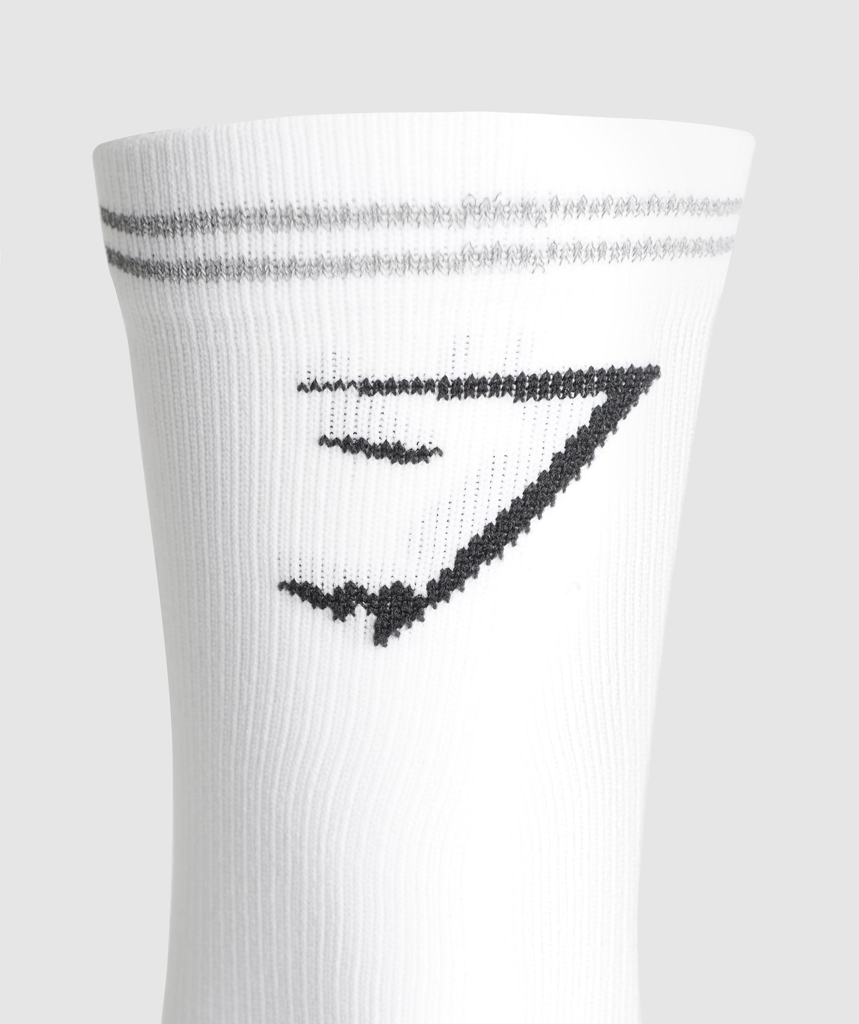 Crew Running Socks - White/Black