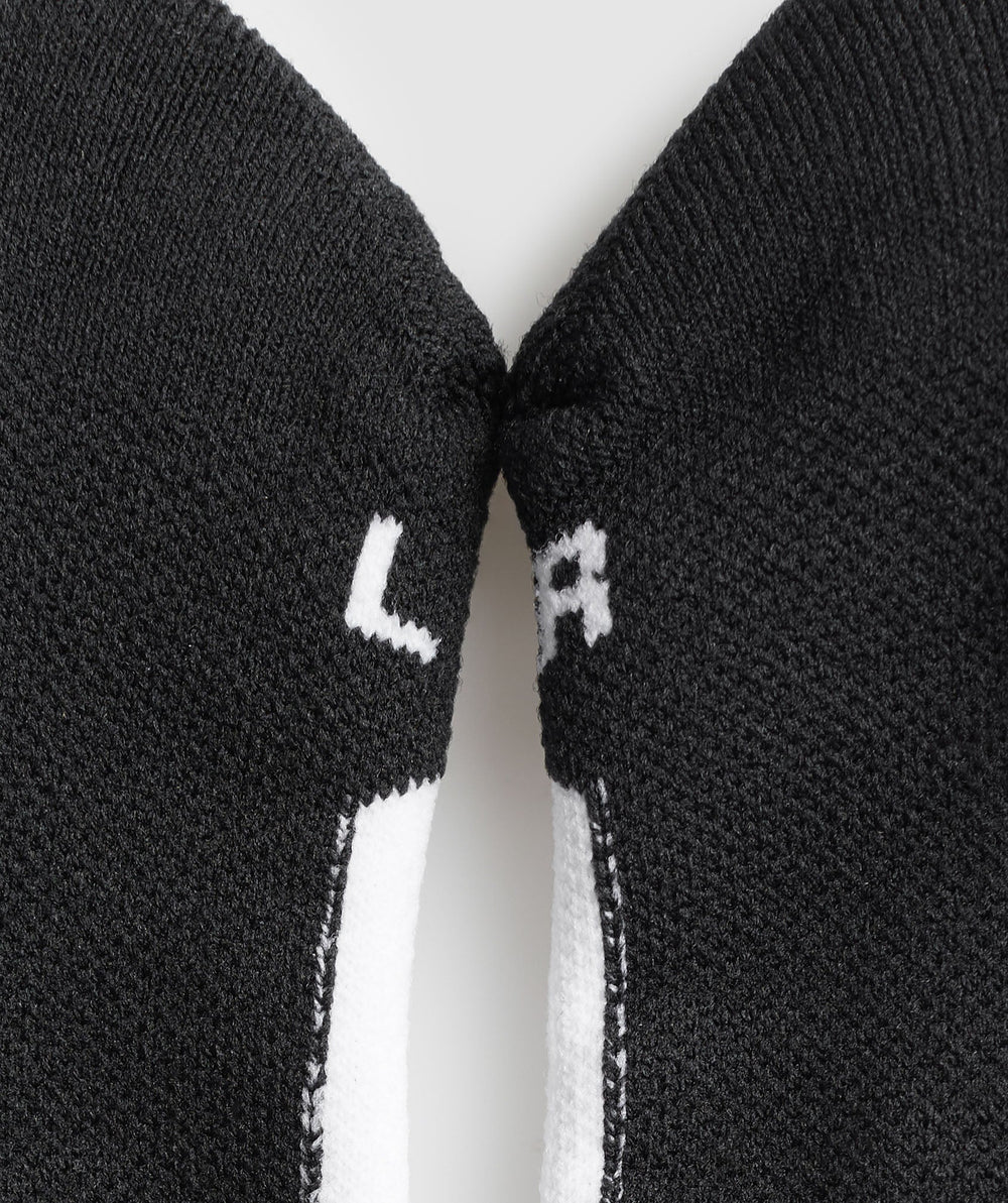 Crew Running Socks - White/Black