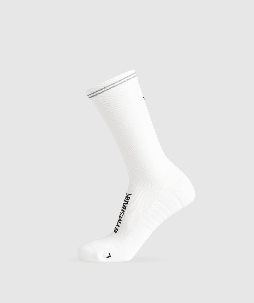 Crew Running Socks - White