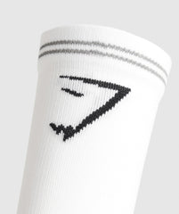 Crew Running Socks - White
