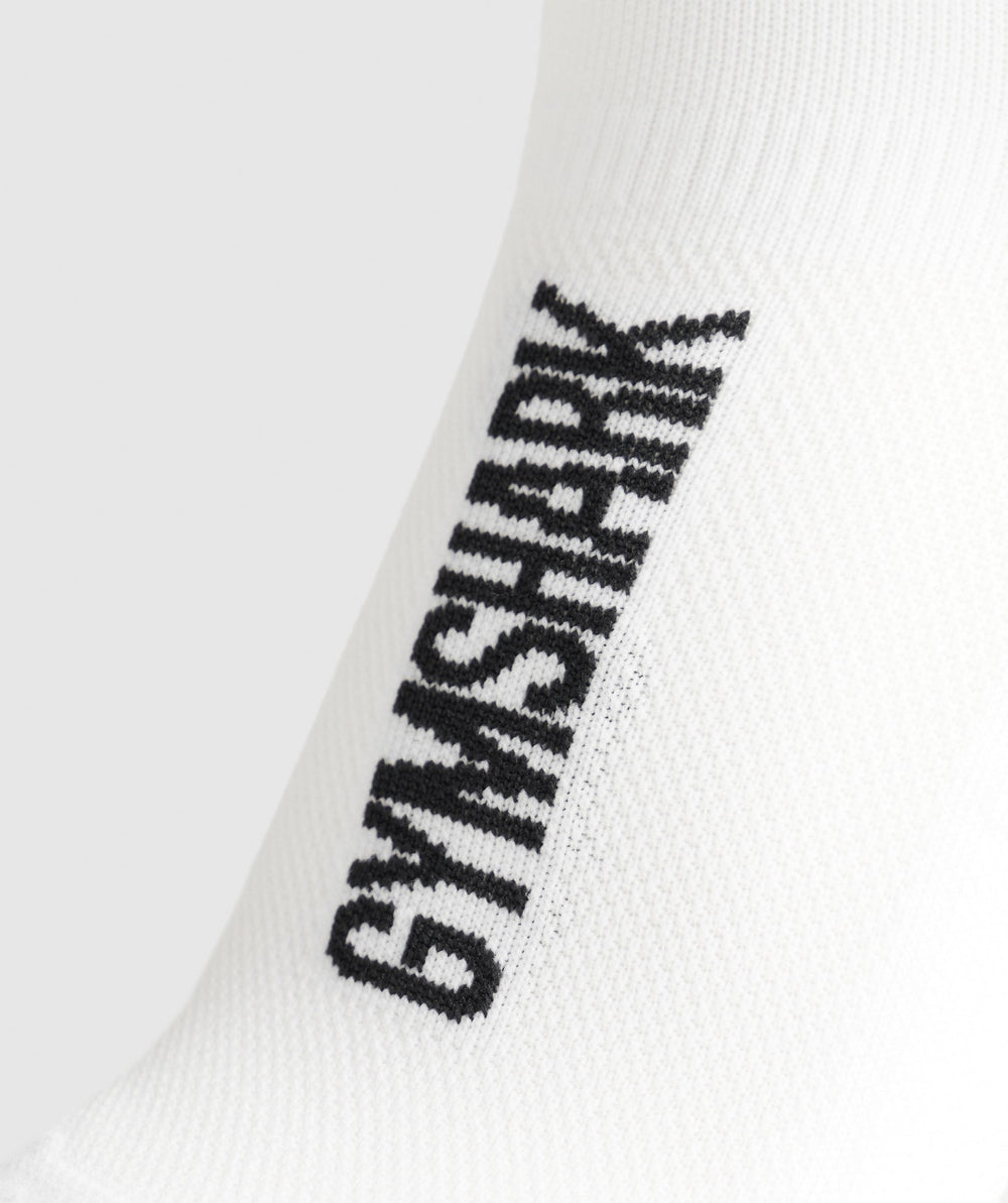 Crew Running Socks - White
