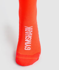 Crew Running Socks - Energy Orange