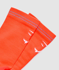 Crew Running Socks - Energy Orange