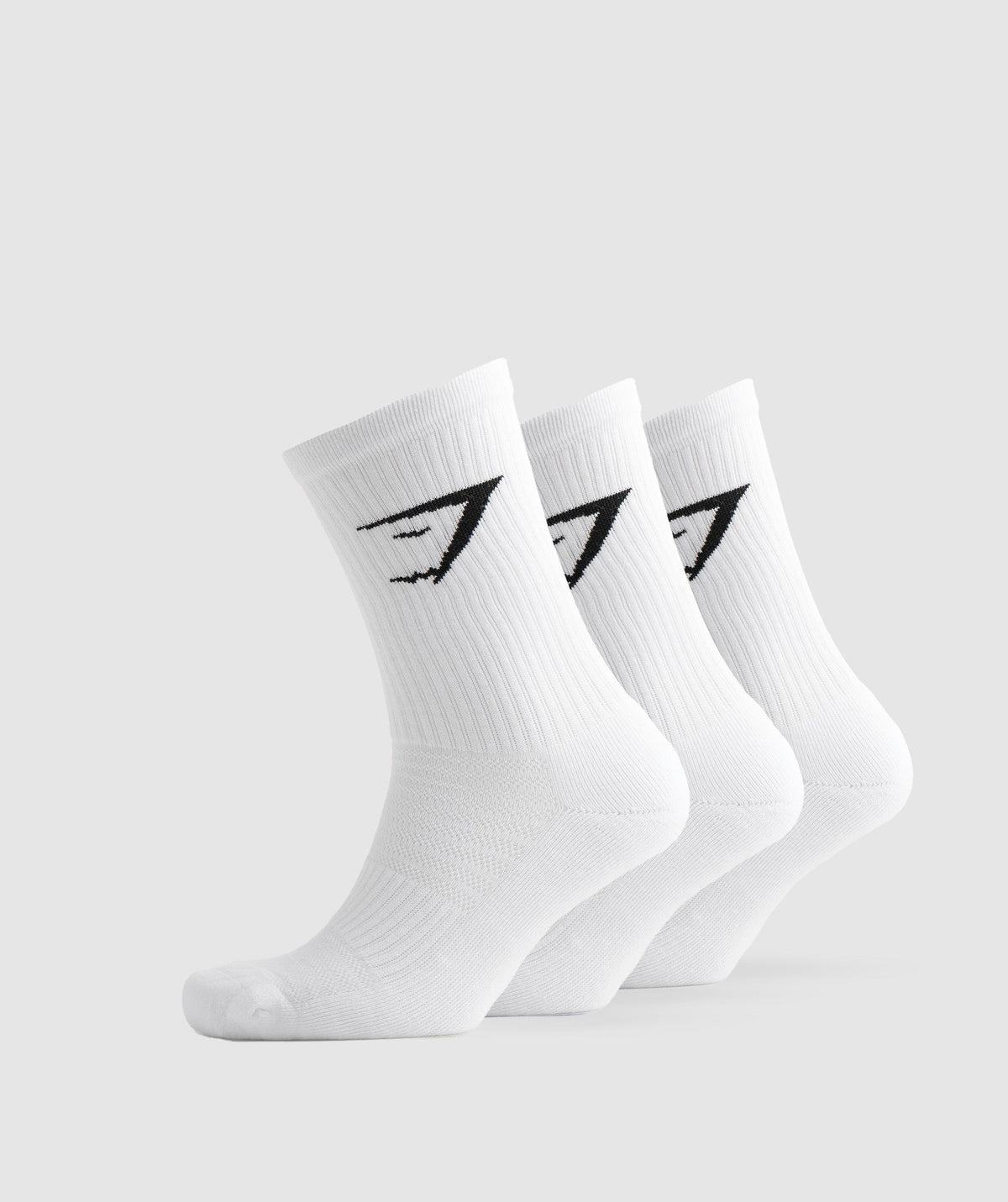 Crew Socks 3pk - White