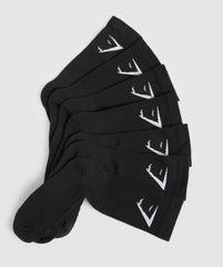 Crew Socks 7pk - Black