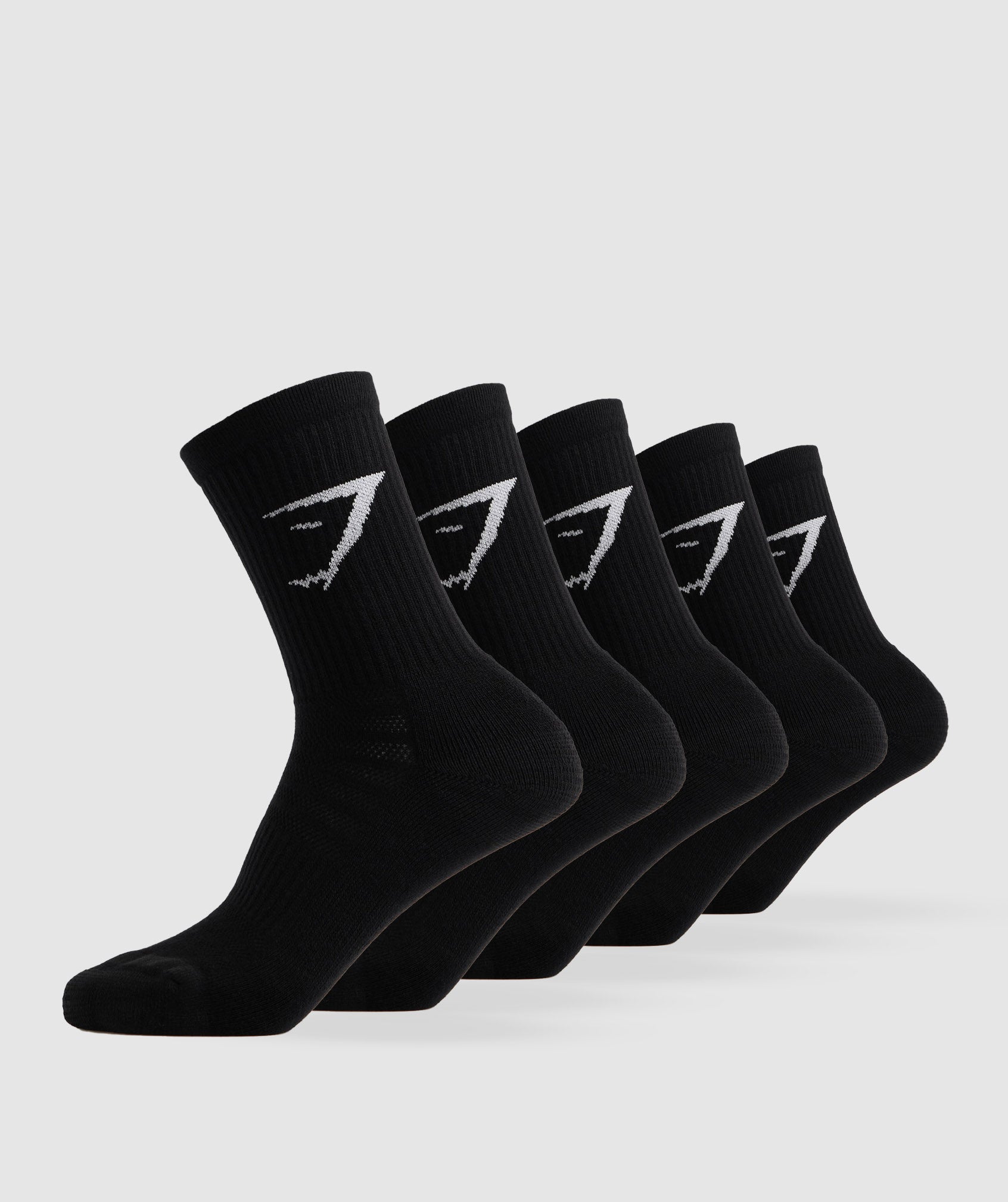 Crew Socks 5pk - Black