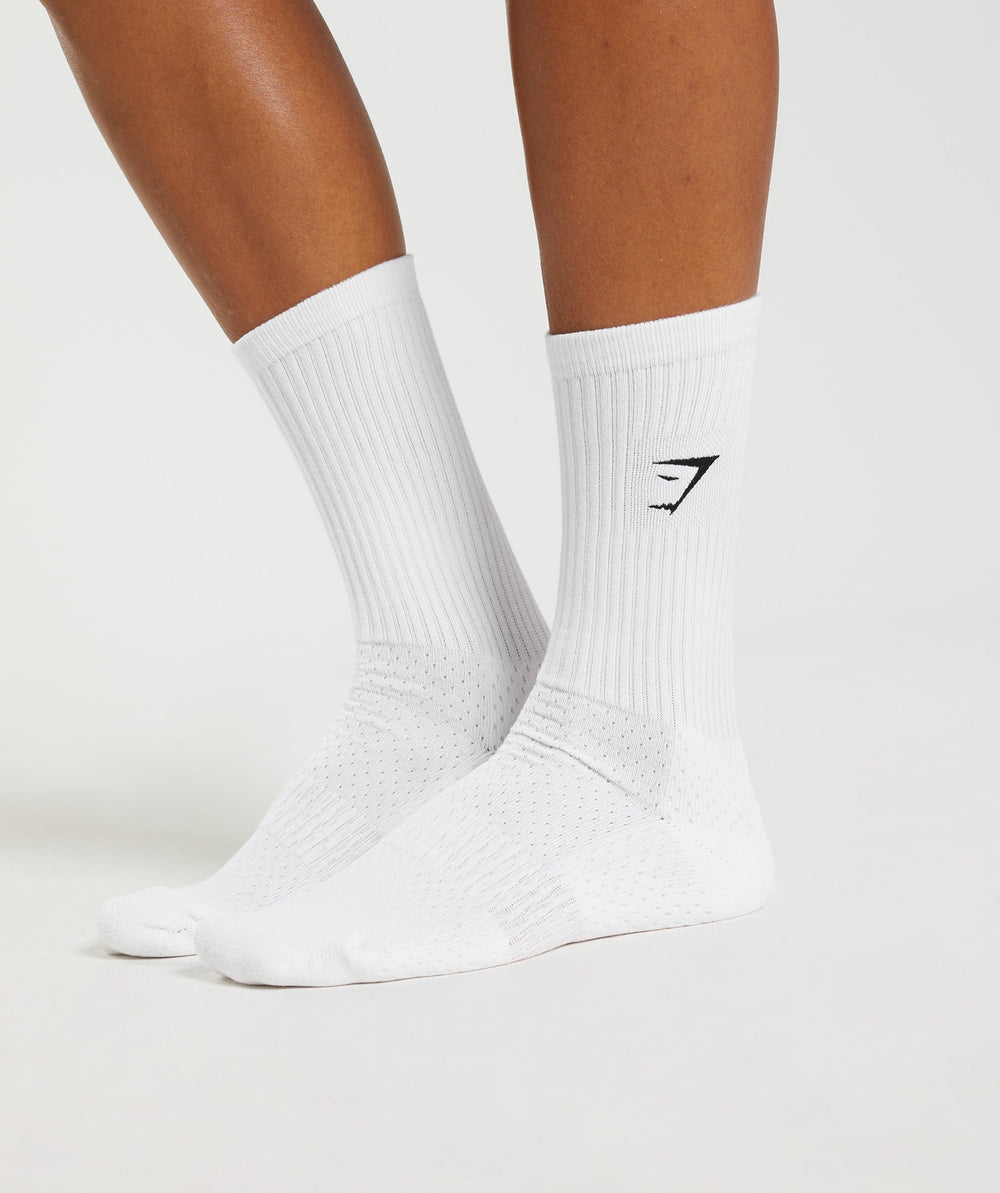 Premium Sharkhead Crew Single - White