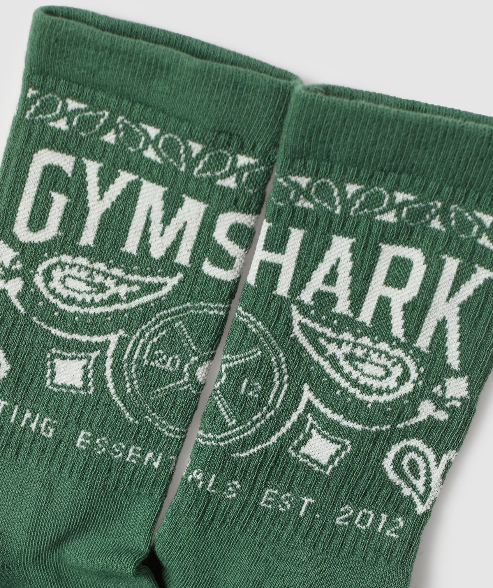Bandana Crew Sock - Classic Green