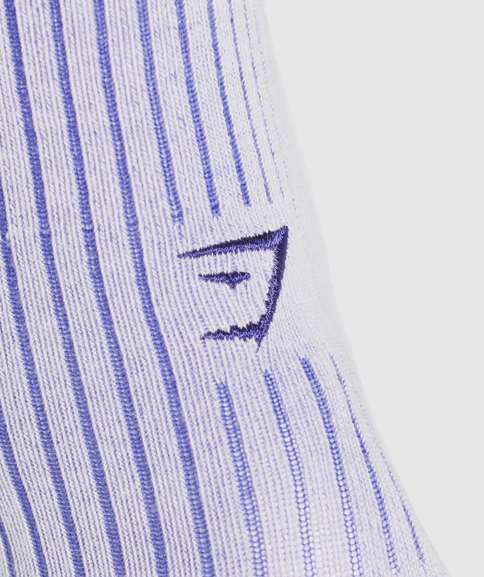 Frill Crew Single Sock - Fresh Lilac/Cobalt Purple