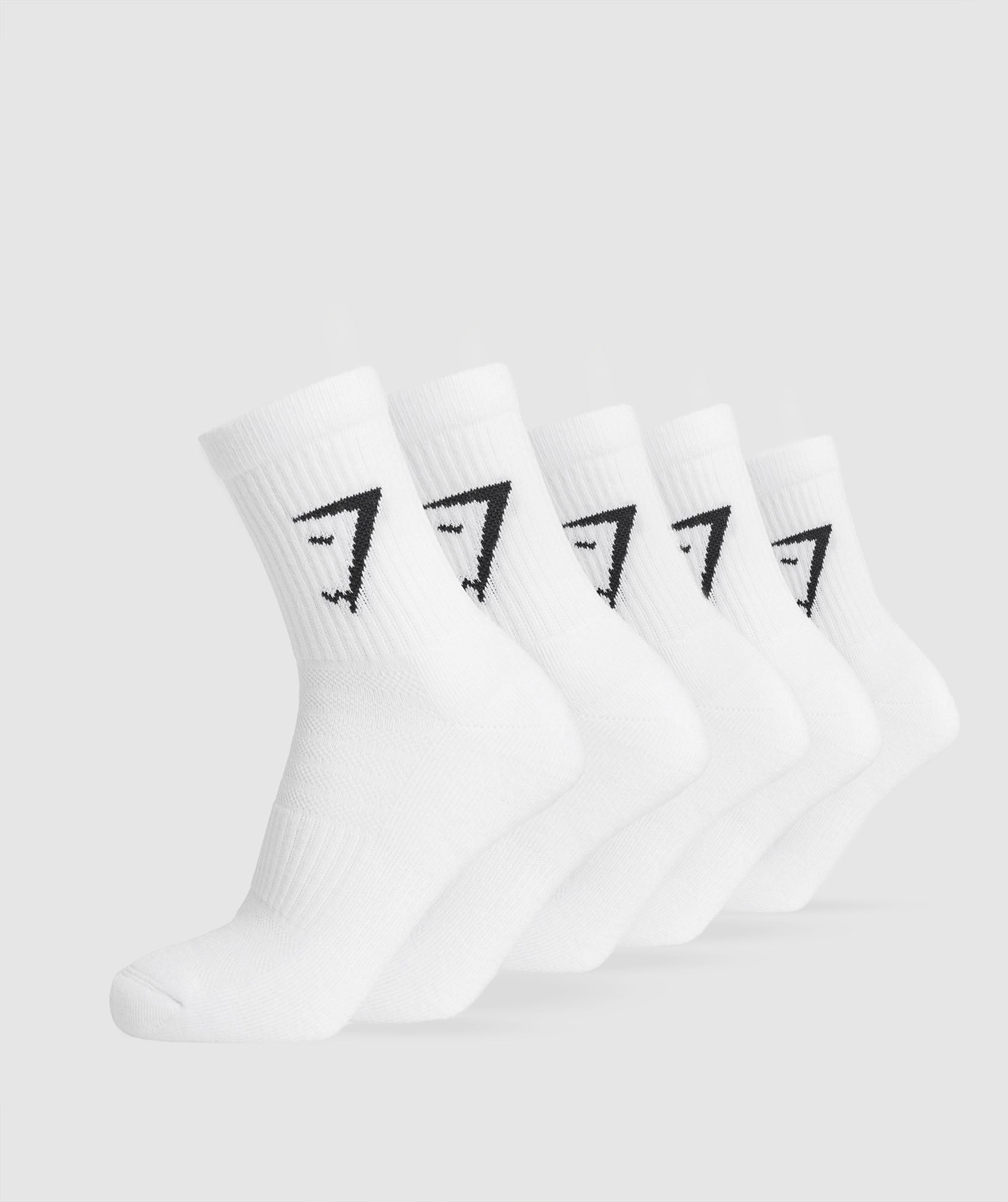 Midi Socks 5pk - White