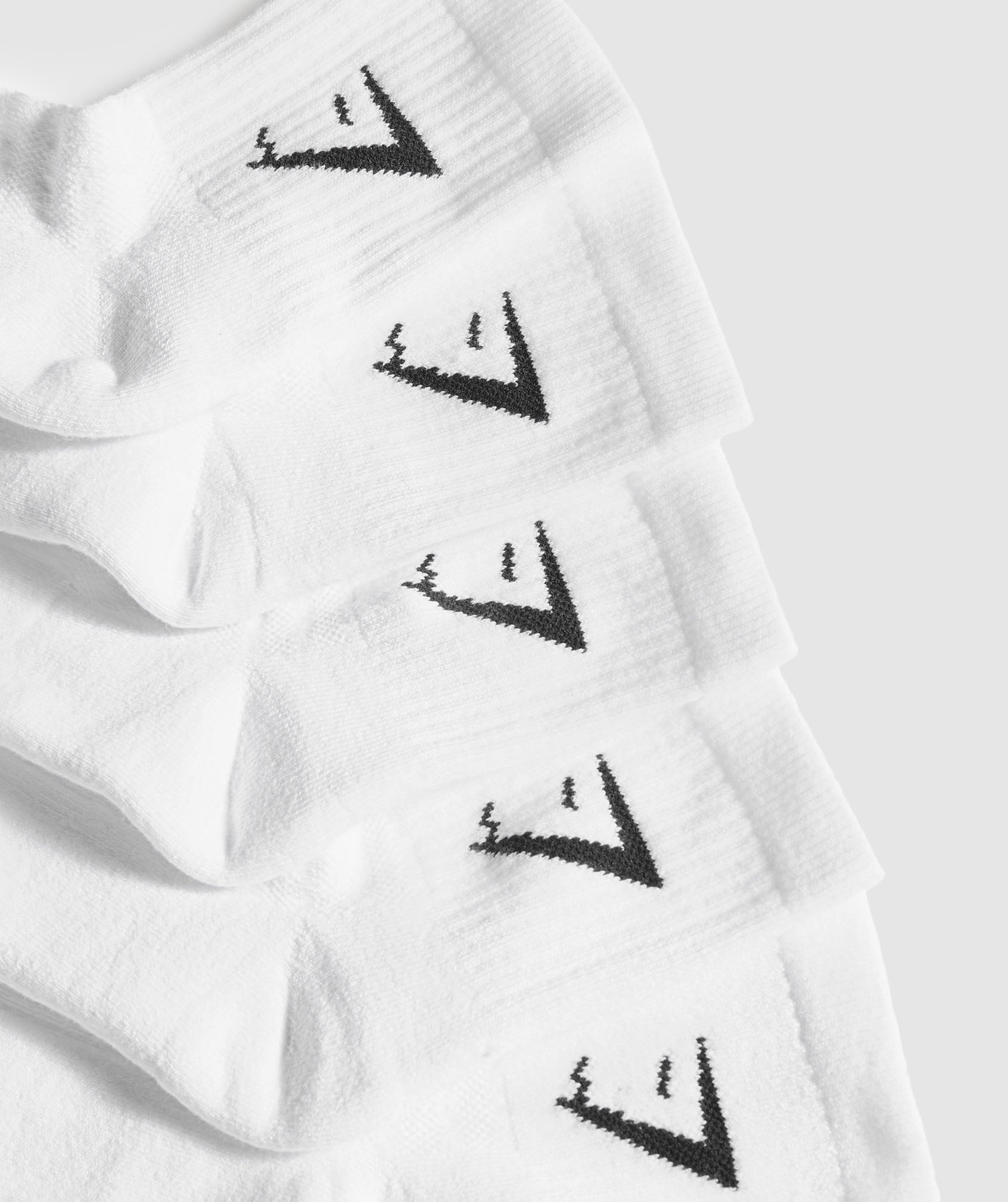 Midi Socks 5pk - White