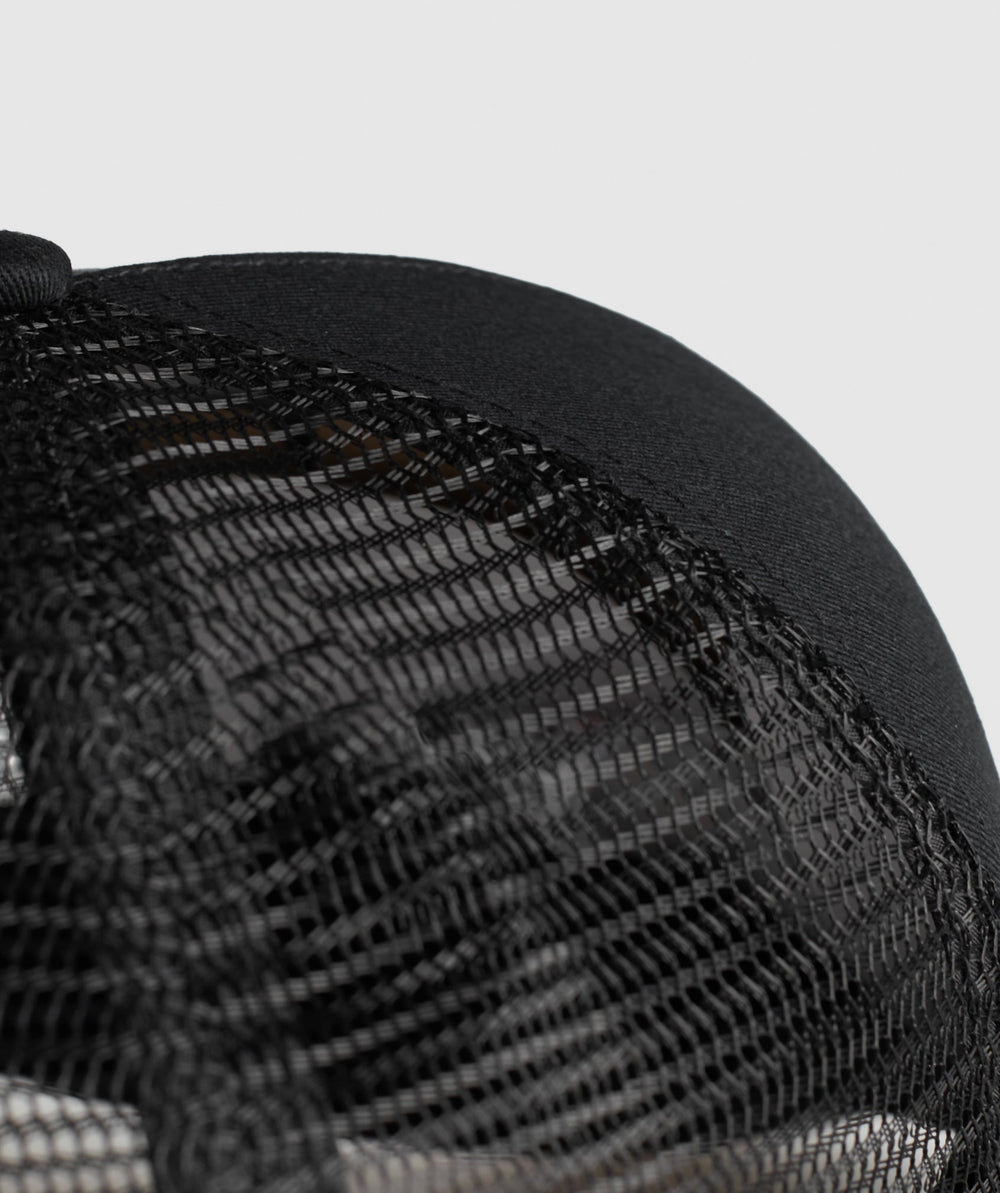Wordmark Trucker Cap - Black