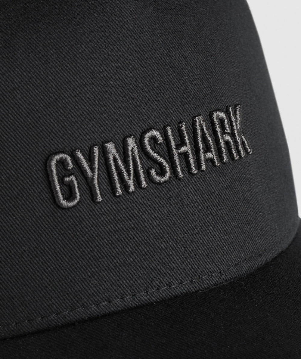 Wordmark Trucker Cap - Black