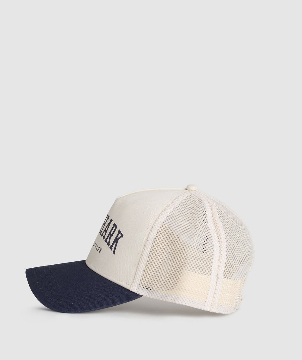 Collegiate Trucker - Oat White/Heavy Blue