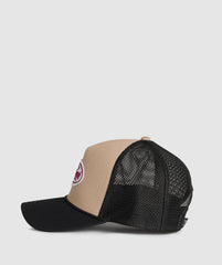 Trucker Cap - Deep Fawn Brown/Black