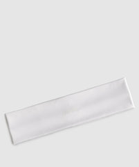 Straight Headband - White