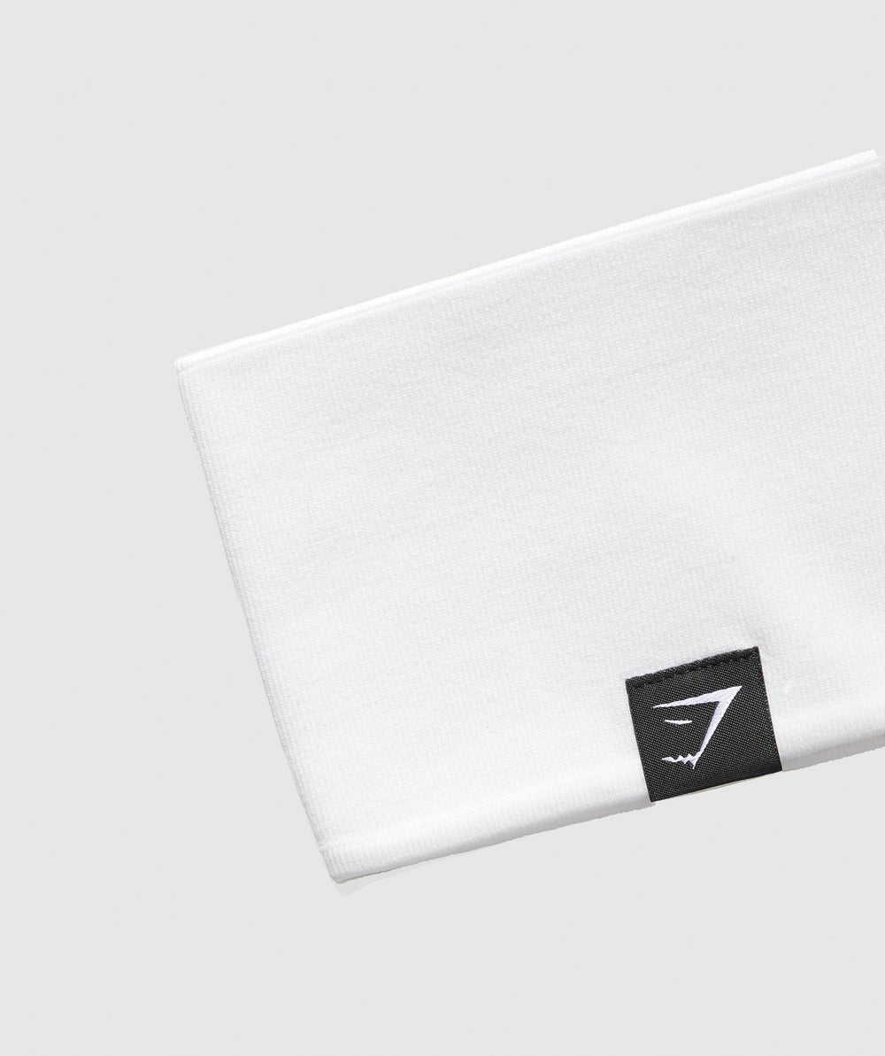 Diffuse Sweat Headband - White