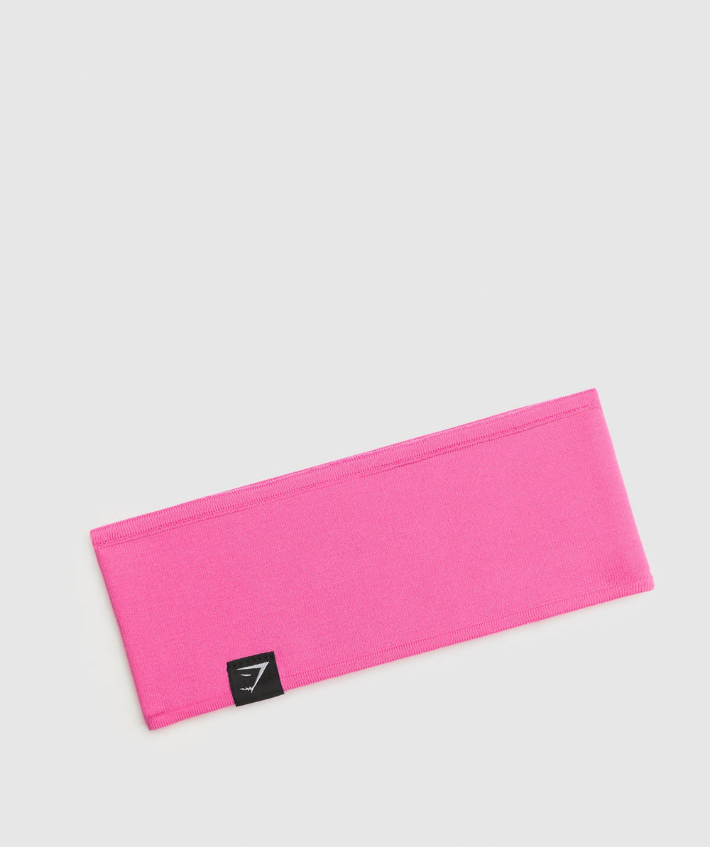 Diffuse Single Layer Sweat Headband - Fetch Pink