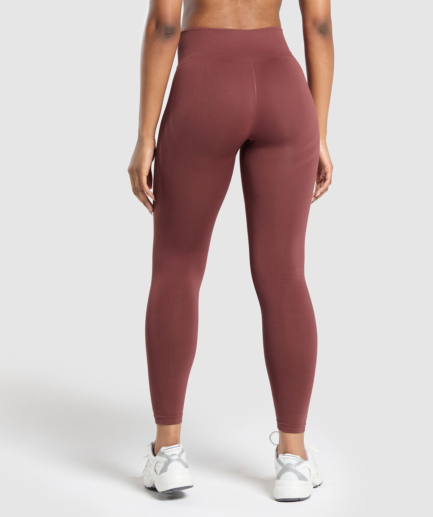 Everyday Seamless Leggings - Burgundy Brown