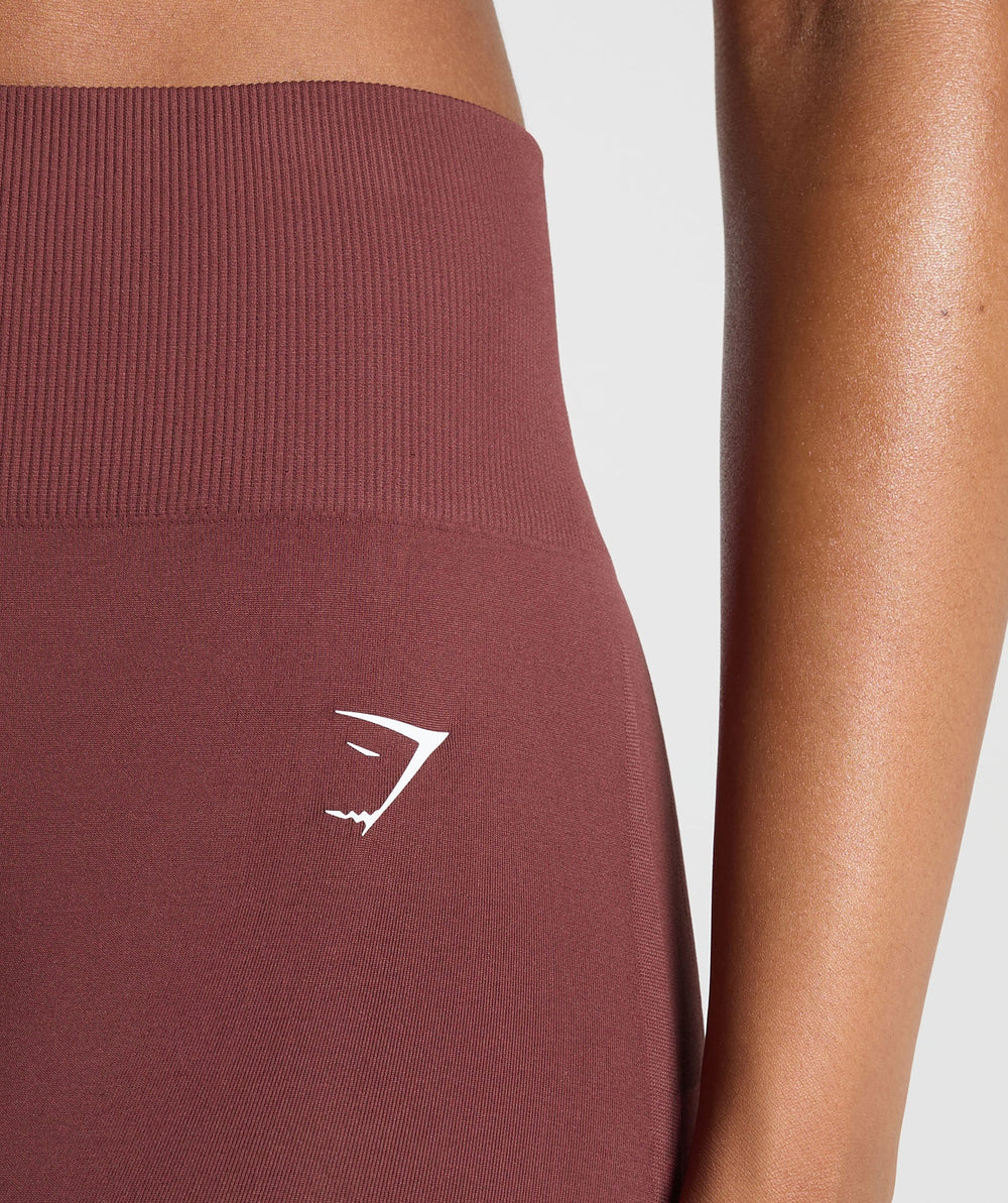 Everyday Seamless Leggings - Burgundy Brown