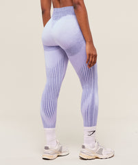 Diffuse Seamless Leggings - Fresh Lilac/Cobalt Purple