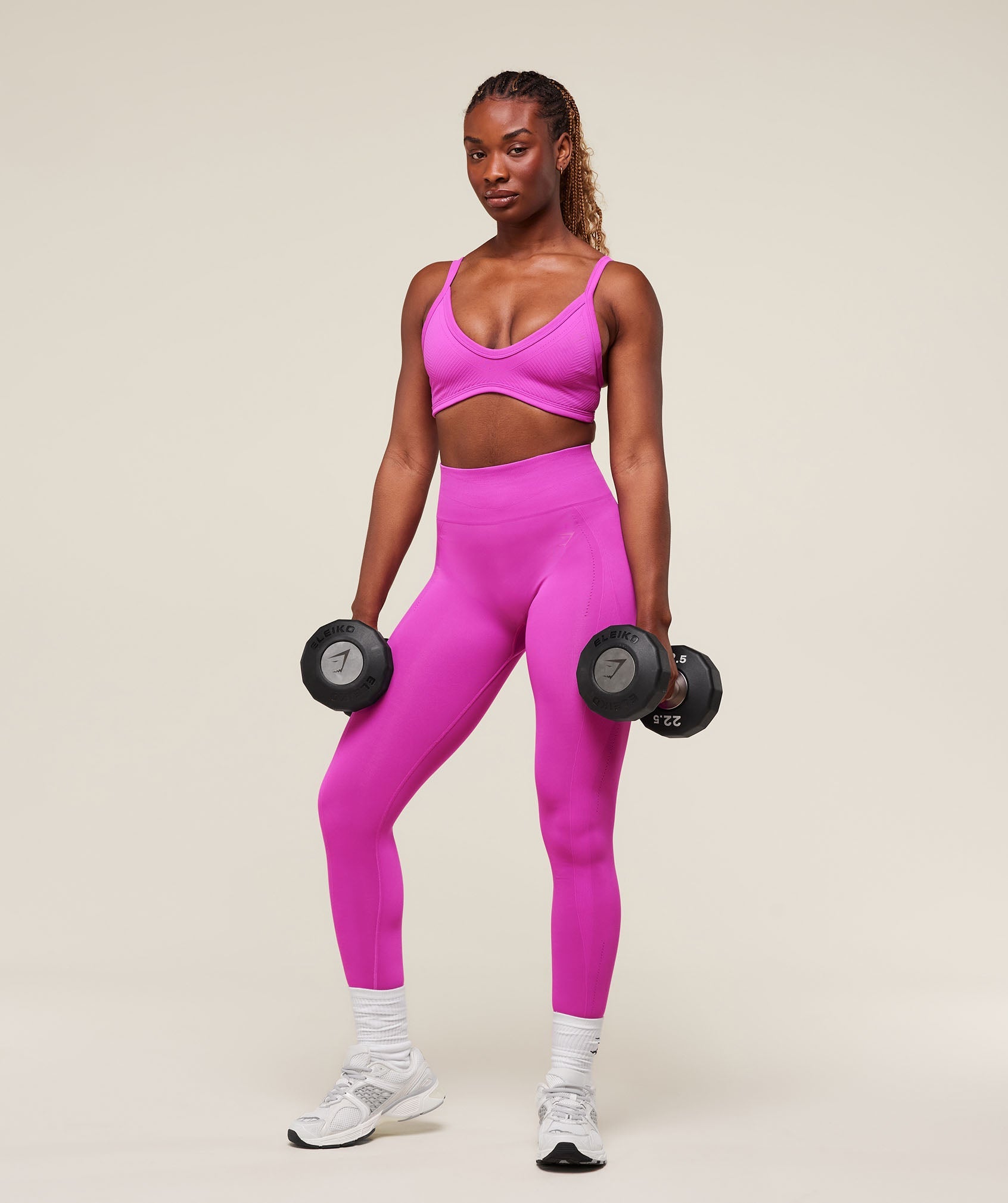 Energised Seamless Leggings - Vibrant Pink