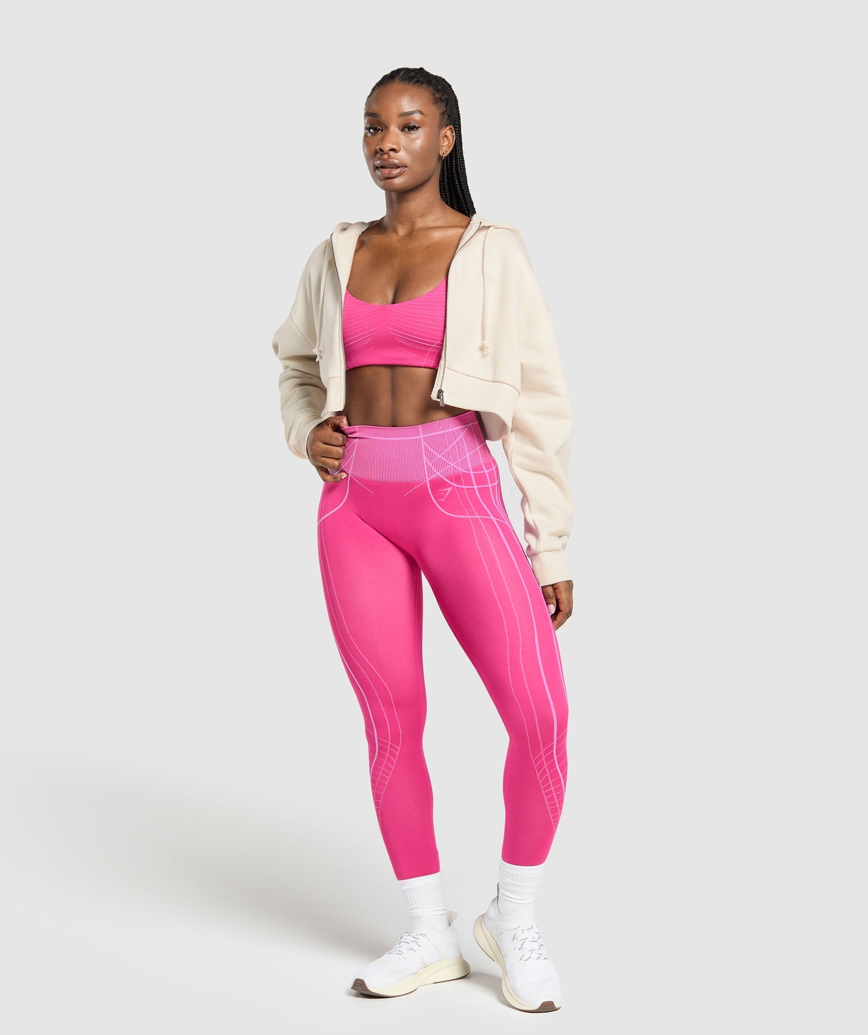 Apex Seamless Leggings - Valley Pink/Sour Pink