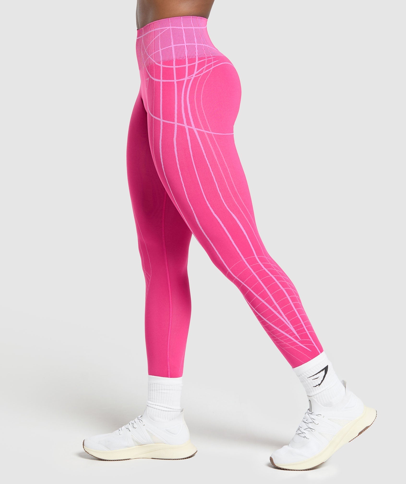 Apex Seamless Leggings - Valley Pink/Sour Pink