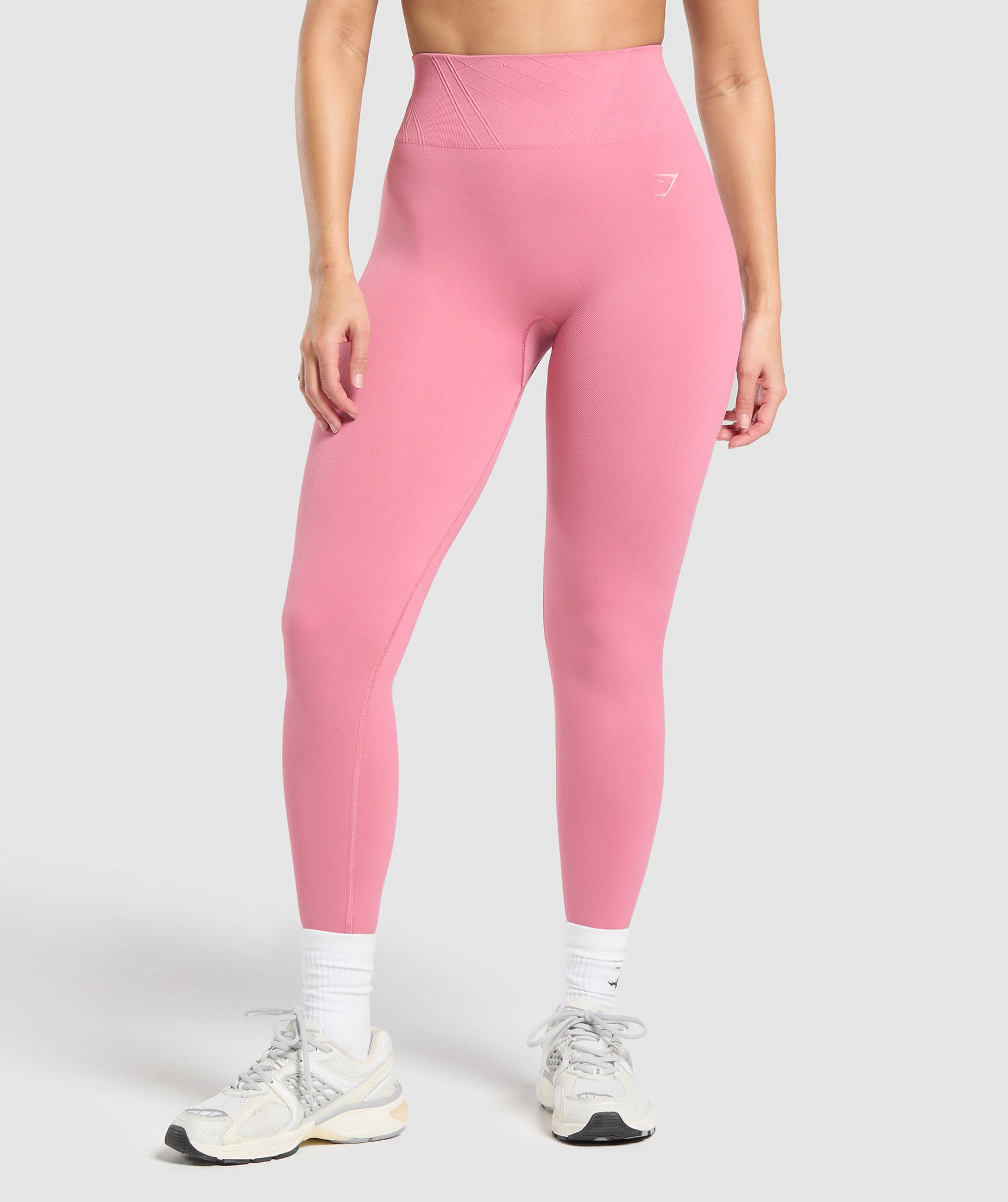 Corset Seamless Leggings - Sunset Pink