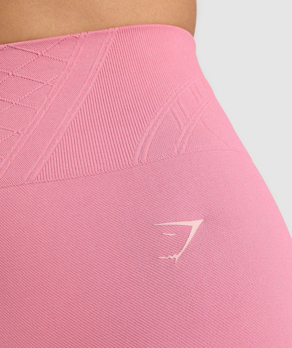 Corset Seamless Leggings - Sunset Pink