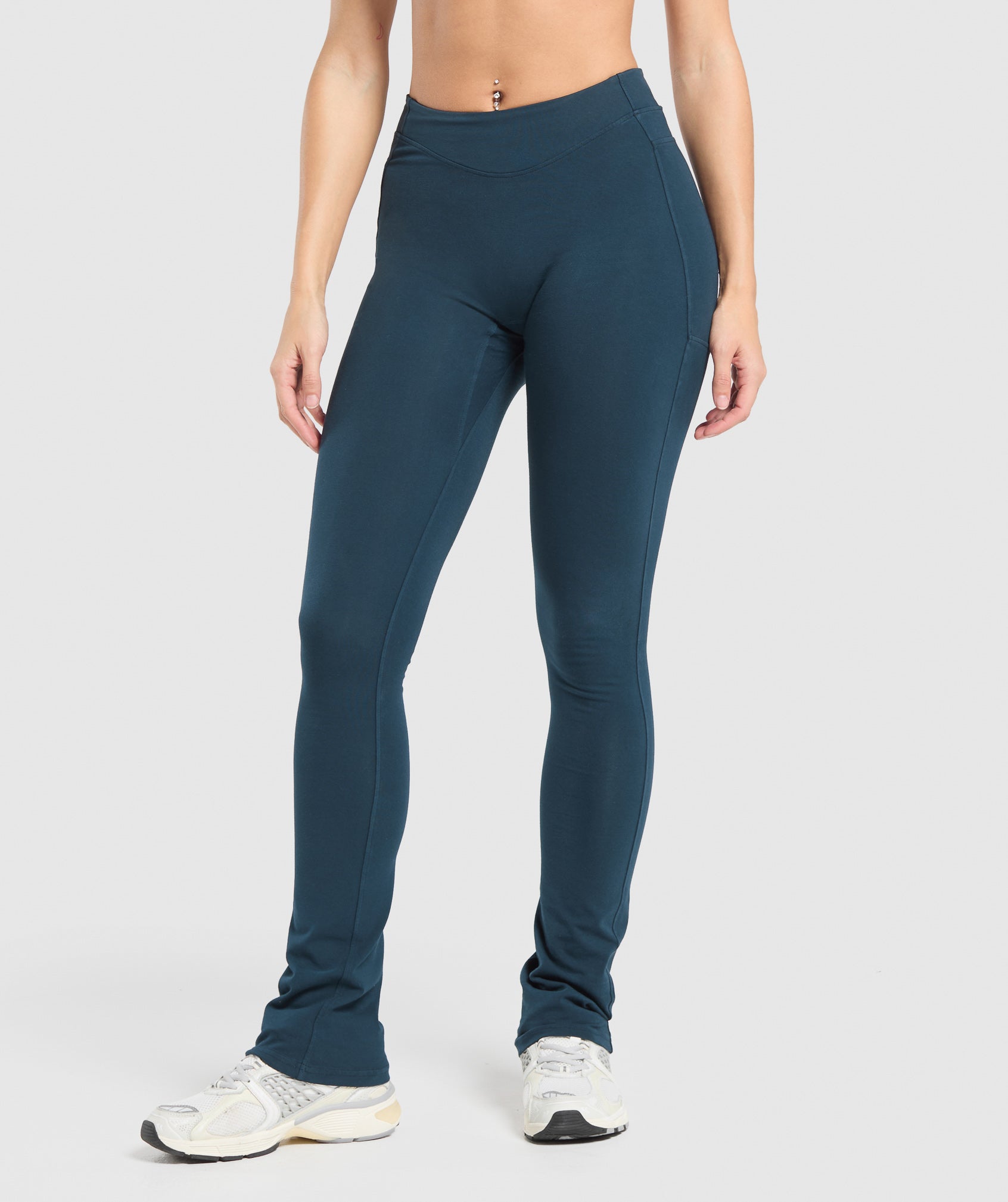 Heavyweight Washed Leggings - Heavy Blue