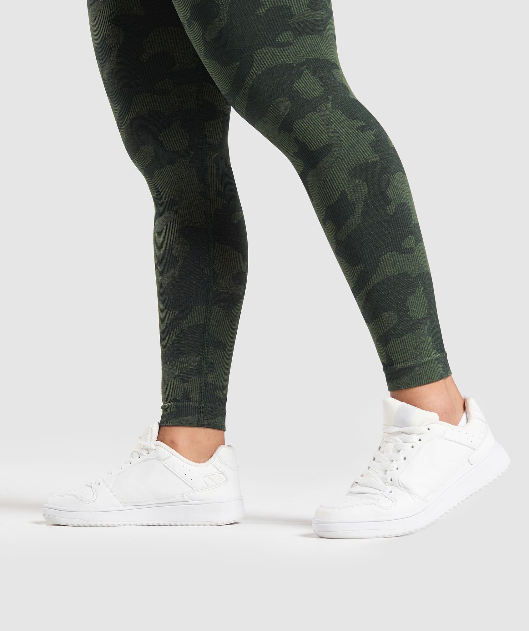 Adapt Camo Seamless Leggings - Victory Green/ Force Green