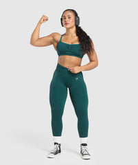 Lift Seamless Leggings - Functional Teal/Black Marl