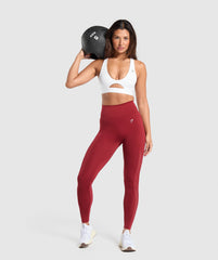 Everyday Mesh Leggings - Reps Red