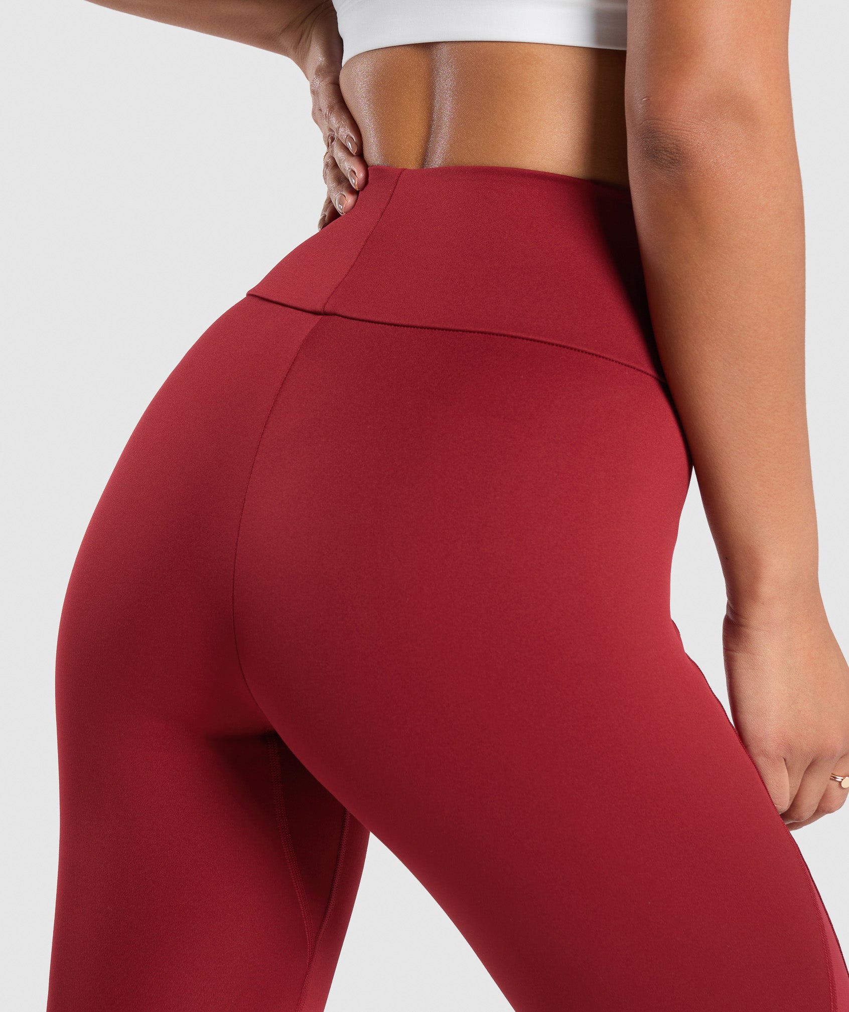 Everyday Mesh Leggings - Reps Red