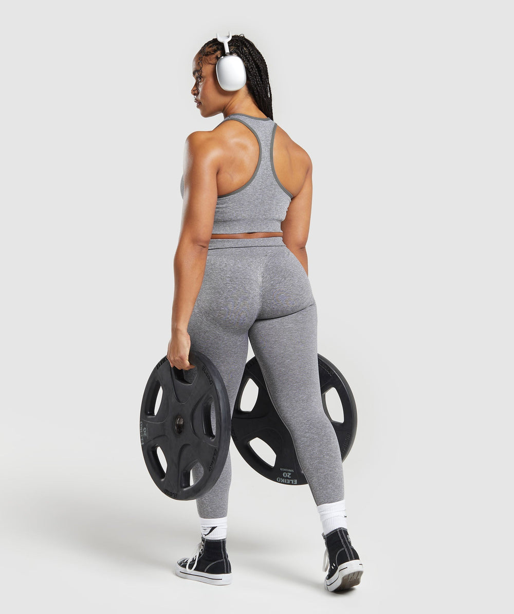 Lift Seamless Leggings - Brushed Grey/White Marl