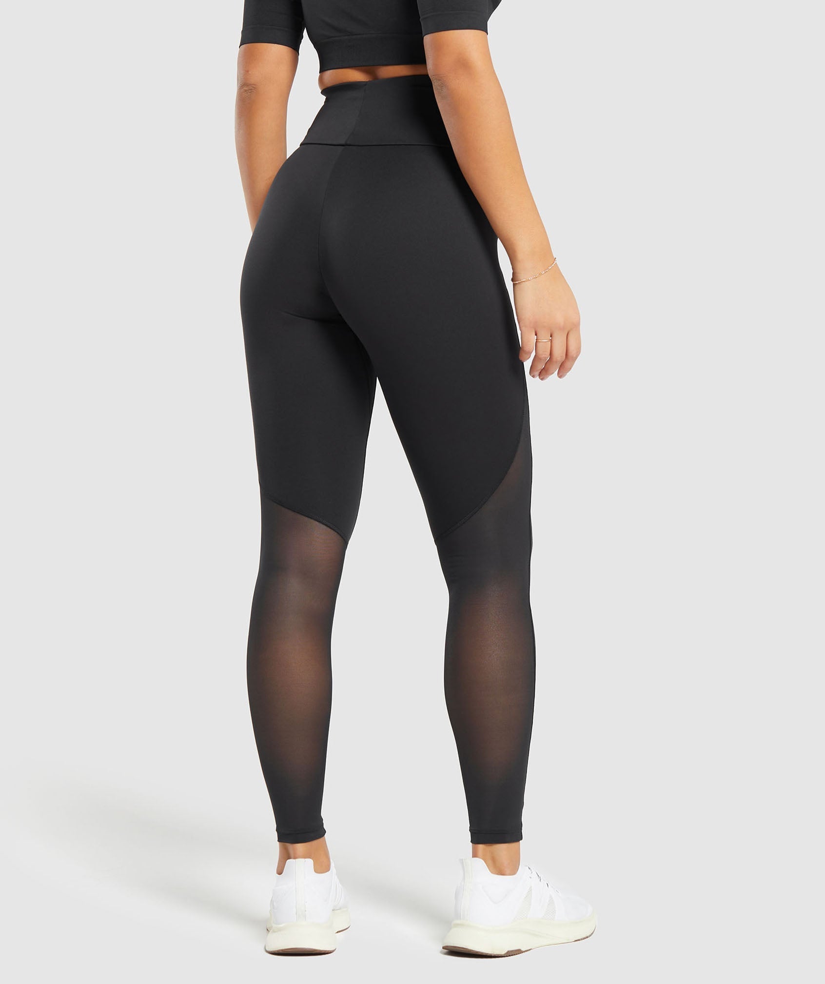 Everyday Mesh Legging - Black