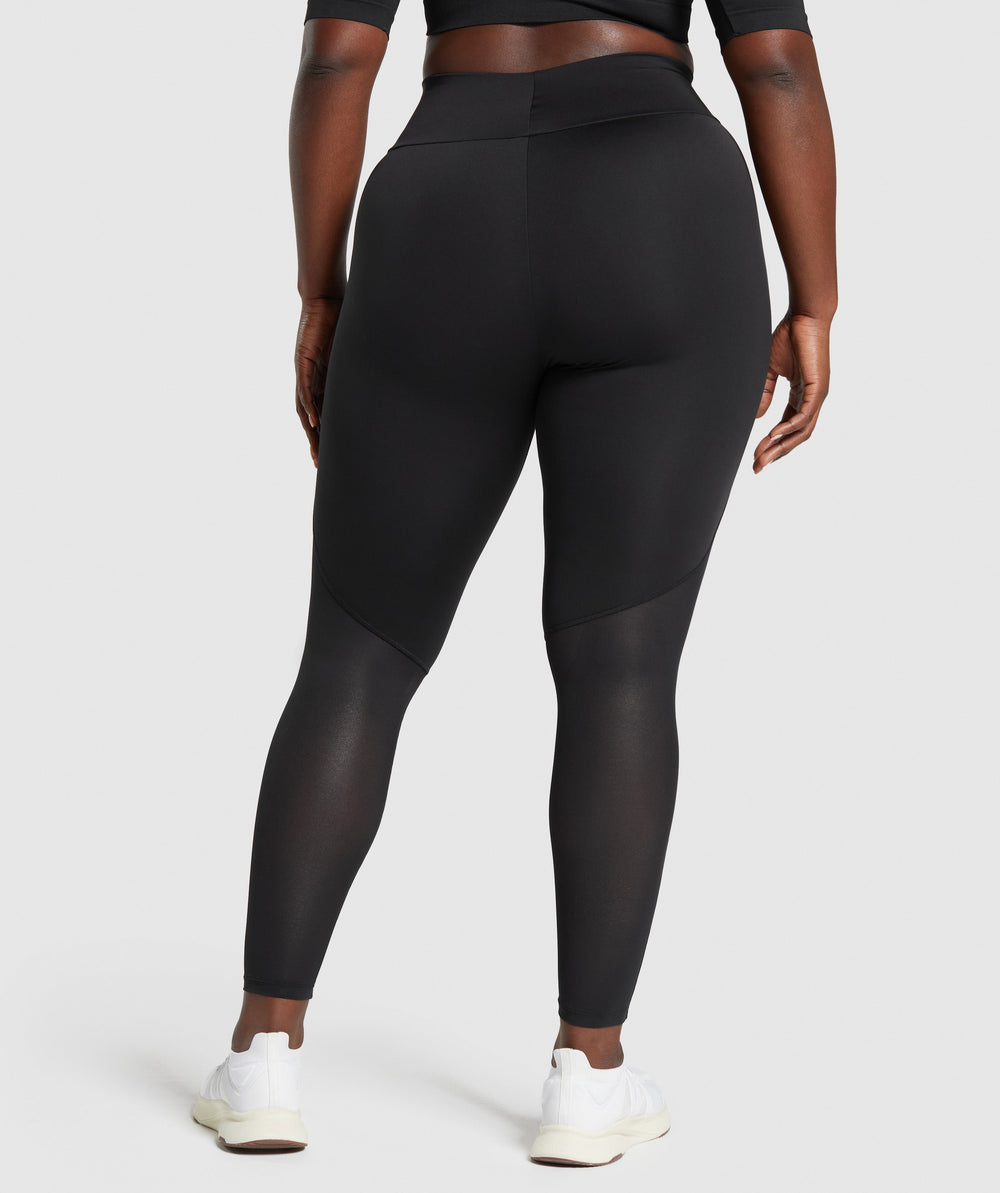 Everyday Mesh Legging - Black