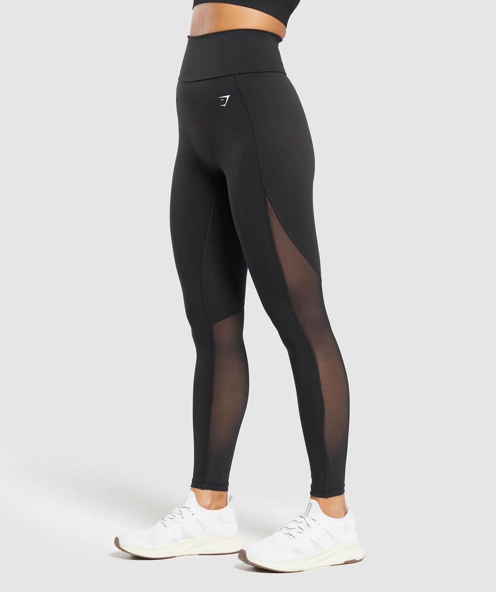Everyday Mesh Legging - Black