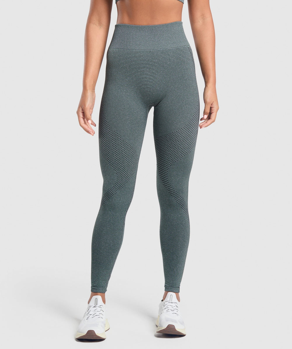 Sport Seamless Leggings - Victory Green/Discipline Green