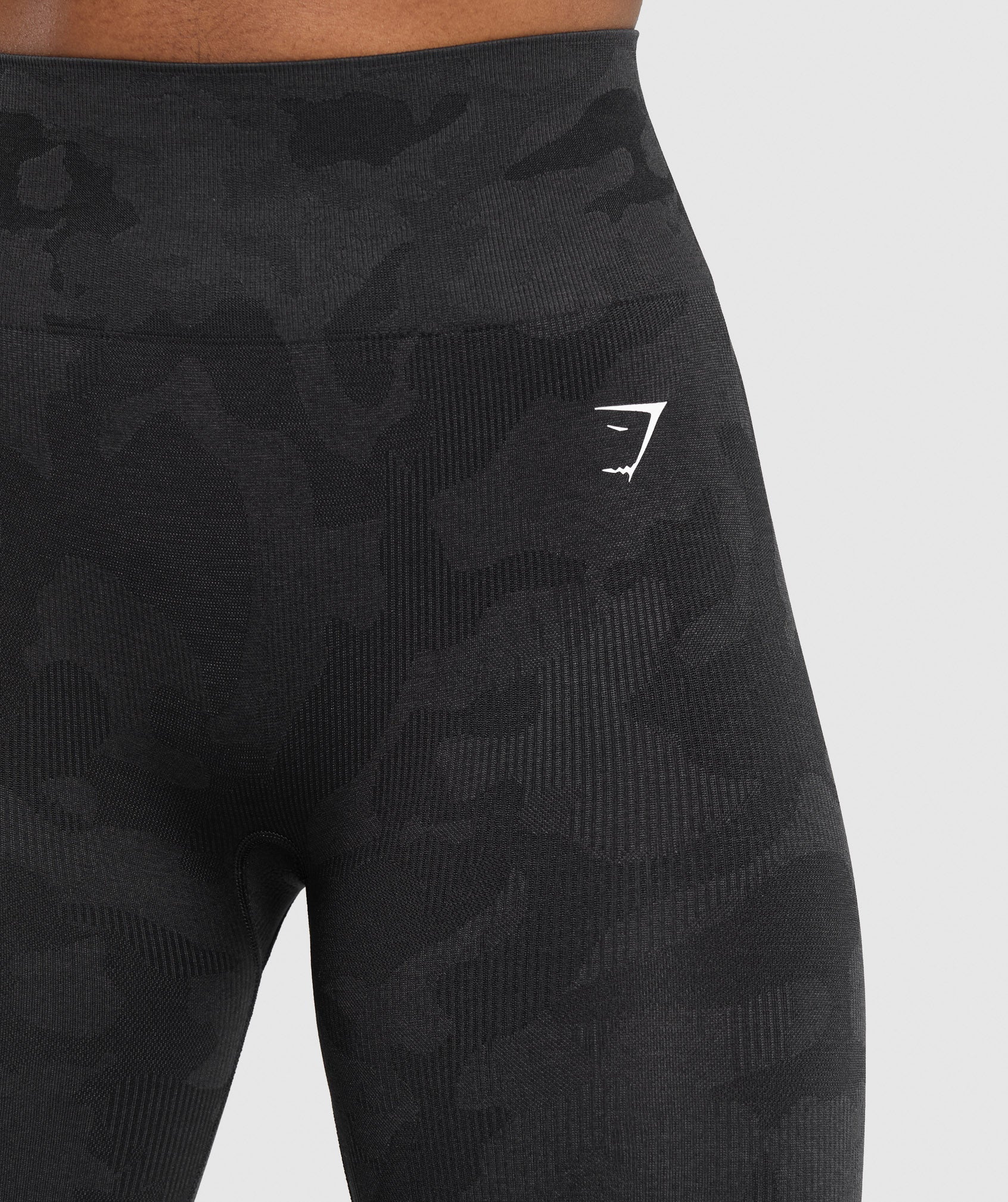 Adapt Camo Seamless Leggings - Black/Asphalt Grey