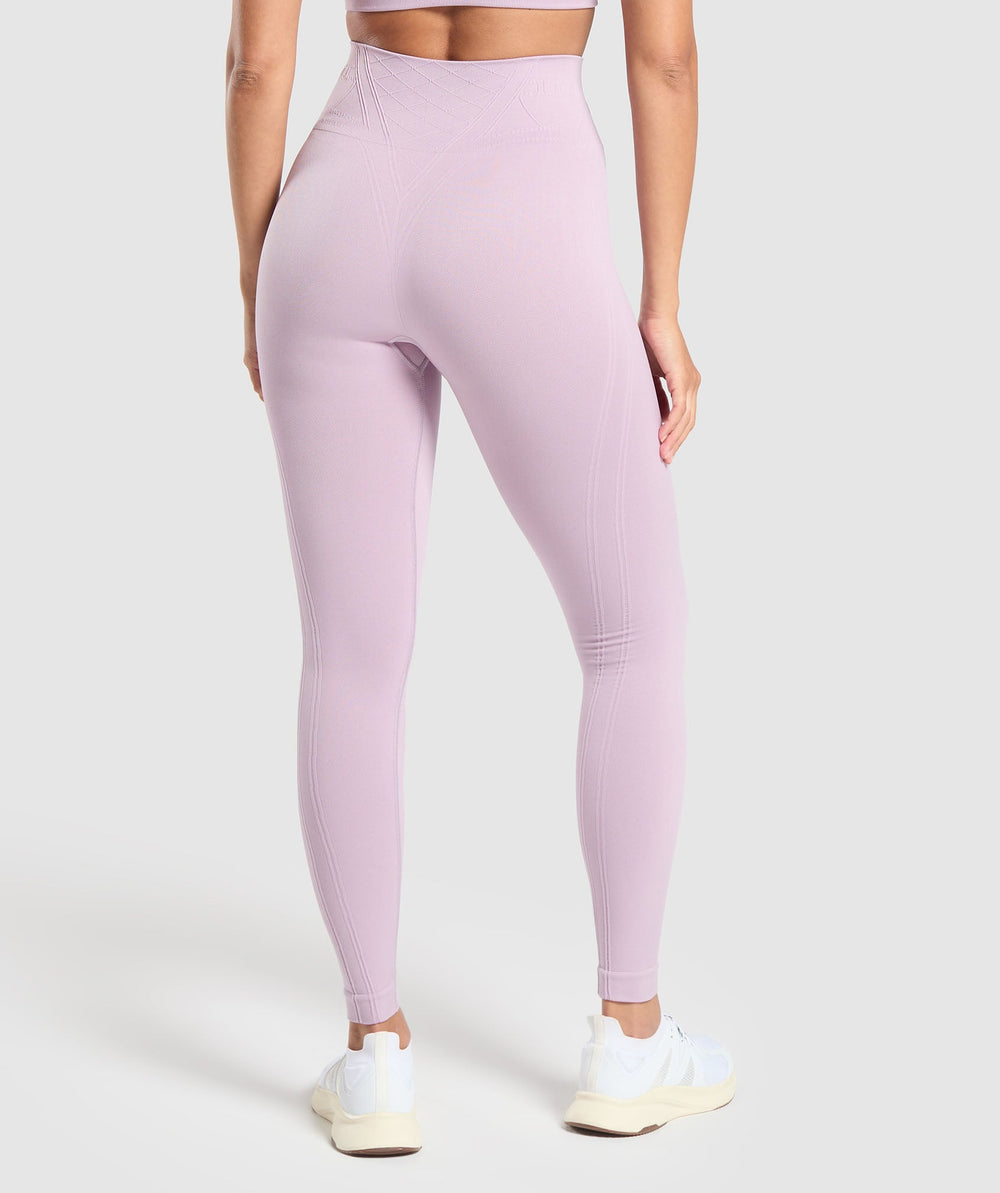 Corset Seamless Leggings - Warm Lilac
