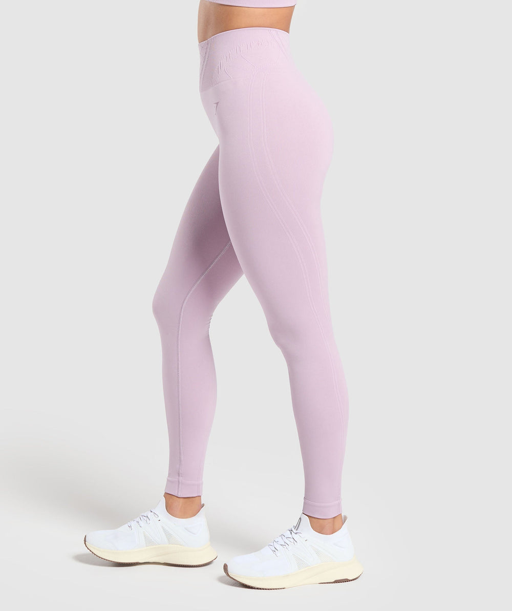 Corset Seamless Leggings - Warm Lilac