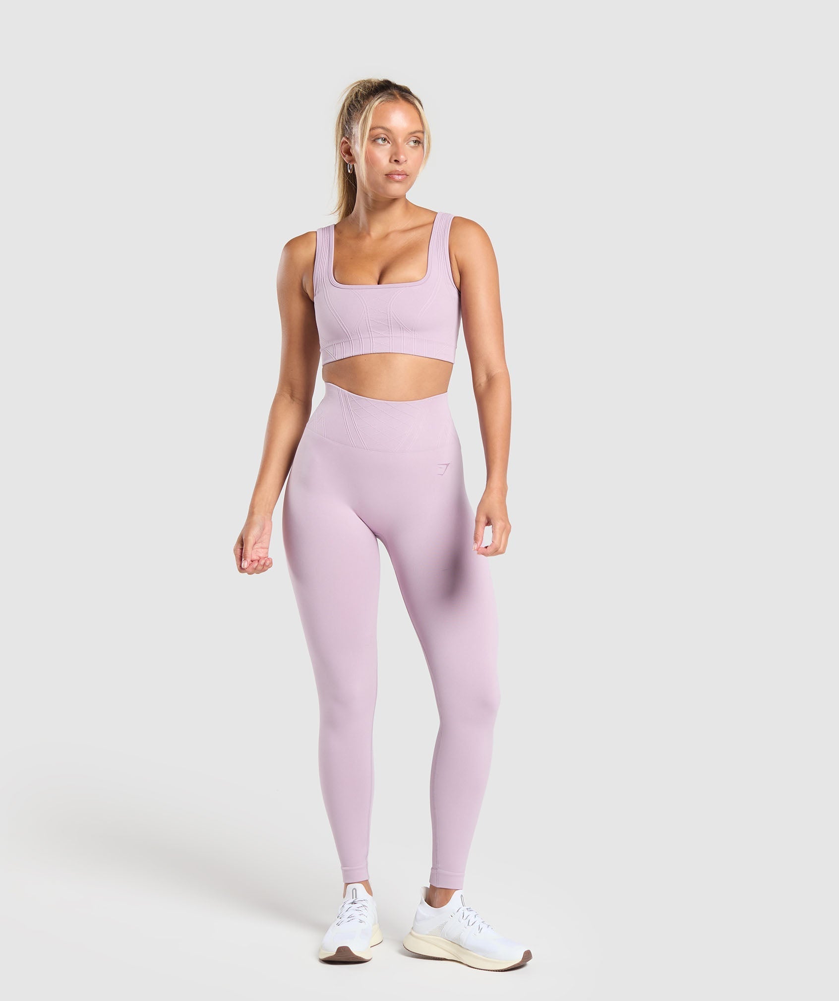 Corset Seamless Leggings - Warm Lilac