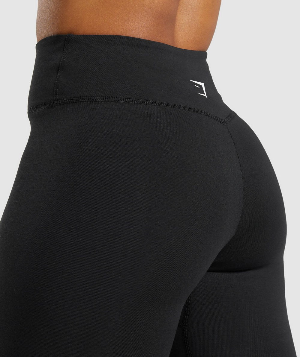 Lifting Logo Leggings - Black