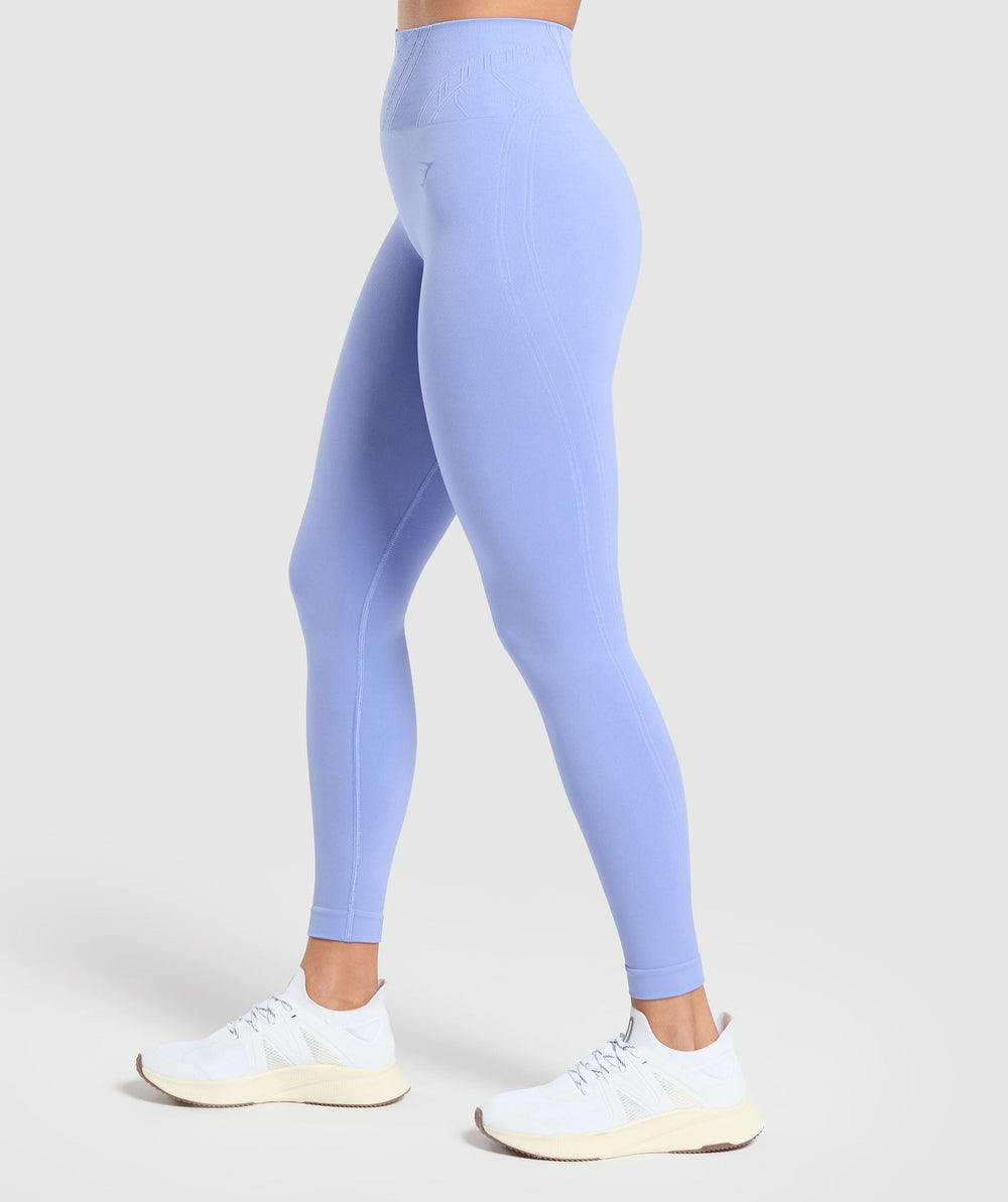 Corset Seamless Leggings - Lift Blue