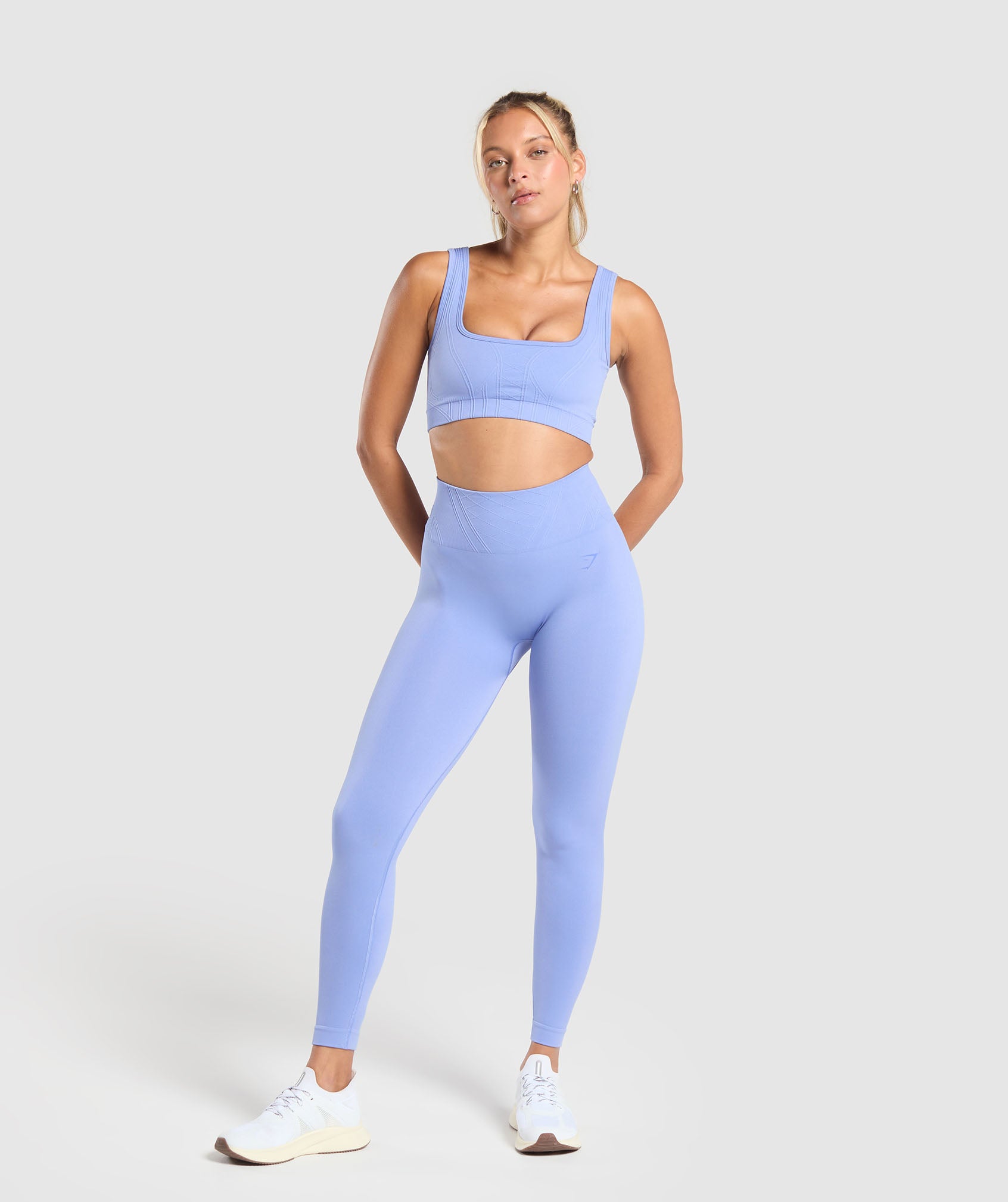 Corset Seamless Leggings - Lift Blue