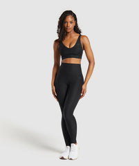 Ribbed Legging - Black