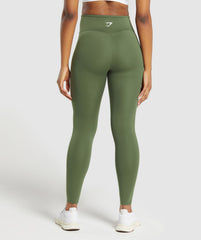 Training Leggings - Core Olive